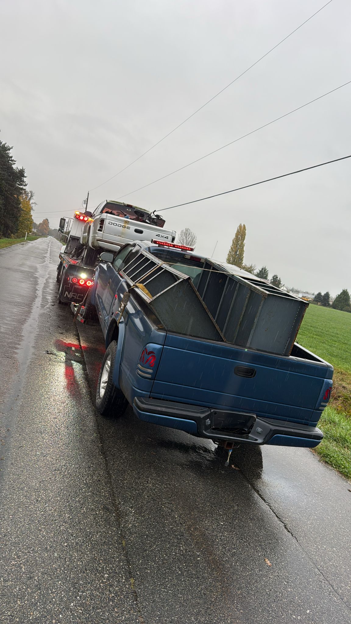 Scrap car removal service collecting a vehicle in Richmond BC